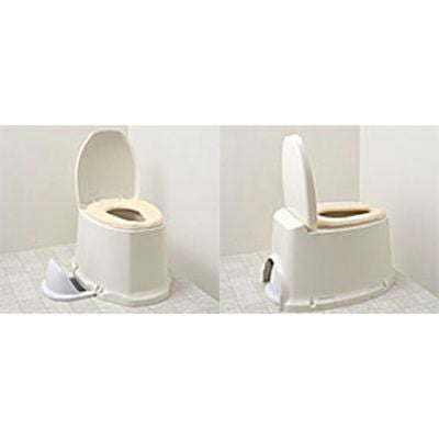 安寿 簡易洋式便座 サニタリエースSD据置式(ソフト便座補高8cm) | 介護