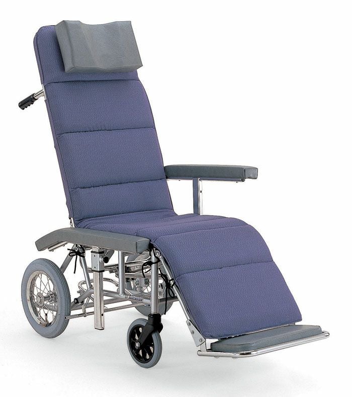 非課税】フルリクライニング介助用車椅子 介助ブレーキなし RR60N