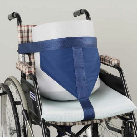 ♿自走式 便利な多機能 安心ベルト装着 車椅子 (座高ご希望の高さに調節) 車いす用前のめり防止安全ベルト 「あんしんベルト」