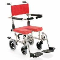 シャワー車いす 病院・施設用 KS2 シャワーキャリー 穴あきシート 