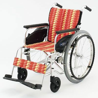 非課税】自走用車椅子 Aタイプ NA-406A 背折れ 前座高40cm | 介護用品