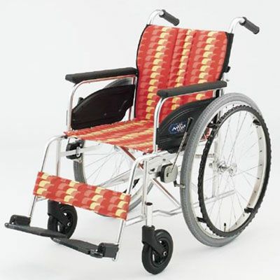 非課税】自走用車椅子 Aタイプ NA-446A 背折れ 前座高44cm | 介護用品