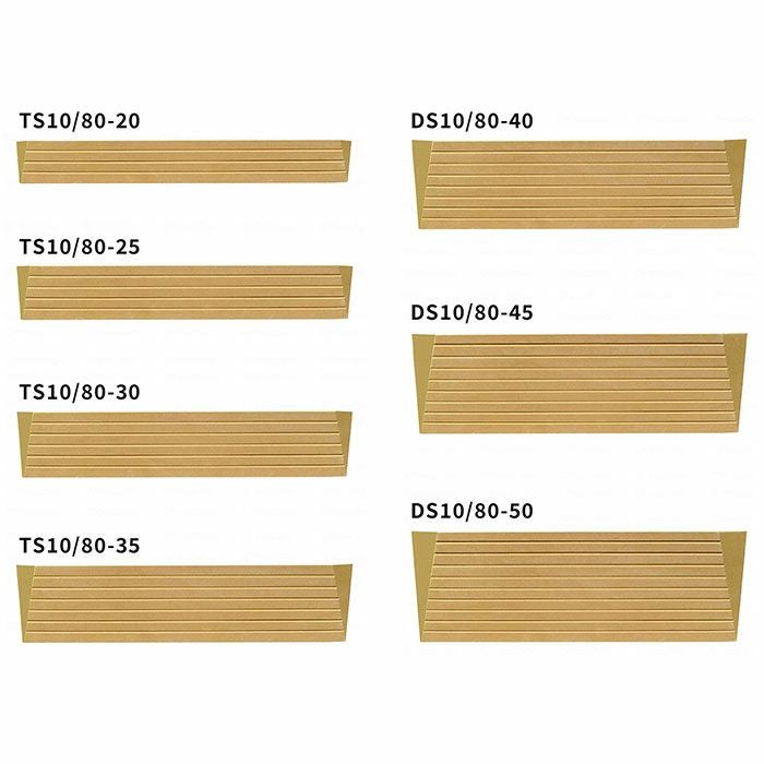室内段差解消スロープ タッチスロープ10度 TS10/80 幅80 高さ2.0～5.0