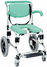 ウチエ シャワーラク四輪自在 シャワーキャリー・入浴用車椅子 | 介護 