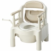 アロン化成・安寿 ポータブルトイレちびくまくんFX-CP 補高スペーサー 