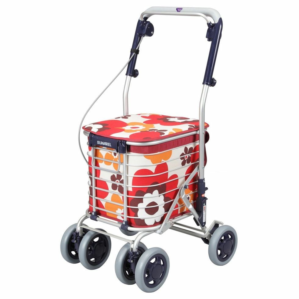 ユーバ産業 ワイヤーカート スワレル AS-0275 袋付き | 介護・福祉用品