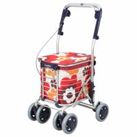 ユーバ産業 ワイヤーカート スワレル AS-0275 袋付き | 介護用品・福祉 