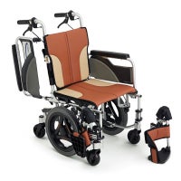 非課税】室内用六輪車椅子こまわりくん超々低床タイプKAK18-40B-LO 