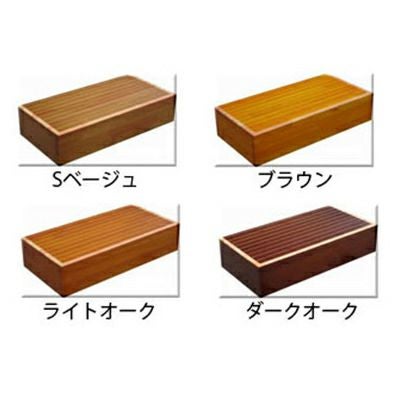 ☆琴音0726☆あがり框下補助（楠一枚板)踏み台オーダー製作●確認 ウットリー木製玄関踏み台 ツートン 踏み外し防止加工 1段 オーダー