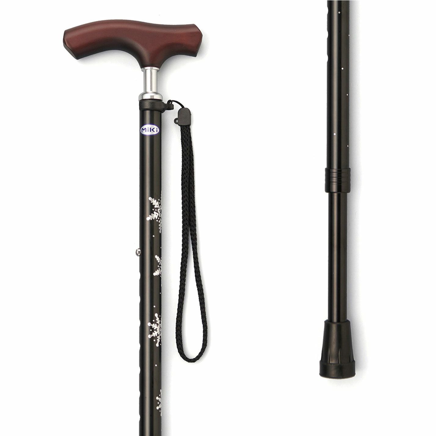 伸縮杖 キララ・ケイン Miki(ミキ)長さ66~86cm 身長目安約128 伸縮杖 キララ・ケイン Miki(ミキ)長さ66~86cm 身長目安約128