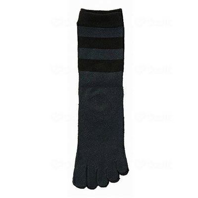 紳士靴下 シルク5本指ソックス ボーダー柄 3足組 | 介護用品・福祉用具