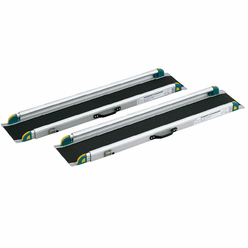 スライド スロープ  3mタイプ   ブルー 2本セット ESKスライドスロープ3mRタイプ ESK300R 2本1組 屋外用携帯スロープ