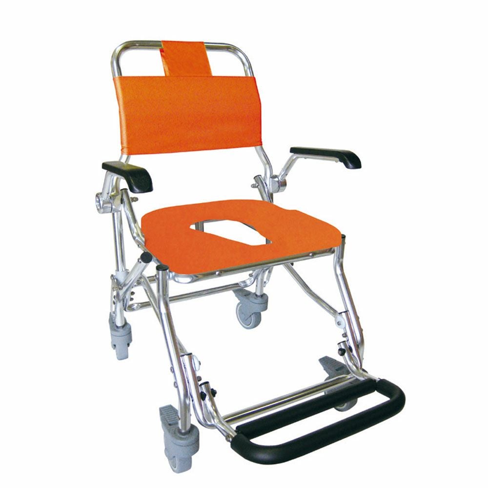 J425R 睦三 MUTSUMI MEDICAL 介護用車椅子 シャワーキャリー 介護用品の睦三 ムツミメディカル シャワーキャリーの特長