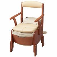 安寿 家具調トイレAR-SA1ライト シャワピタ ノーマル ポータブルトイレ 