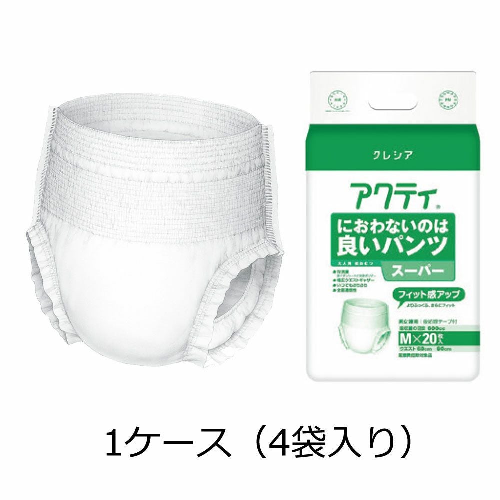 リブドゥ Gはくパンツ夜用スーパー 大人用おむつ 1ケース（4袋入り