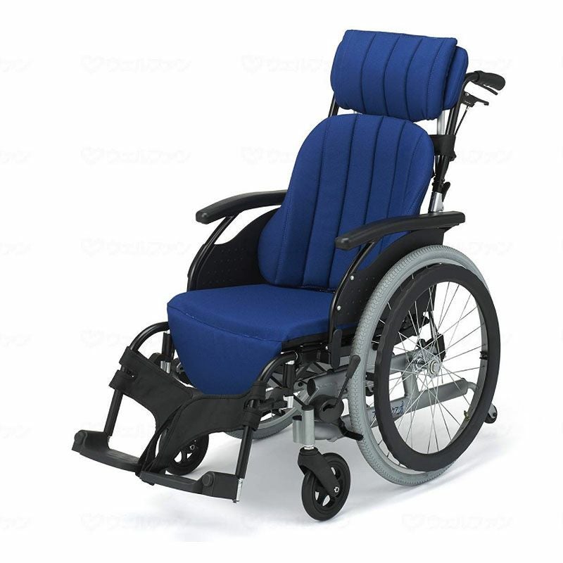 非課税】自走用車椅子 座位保持自走型ラクリオ PR-1000B 介助ブレーキ