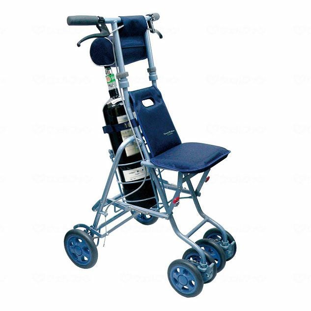 ハンドレールステッキ2 WB5134 歩行補助器 車輪付ステッキ ブーケ