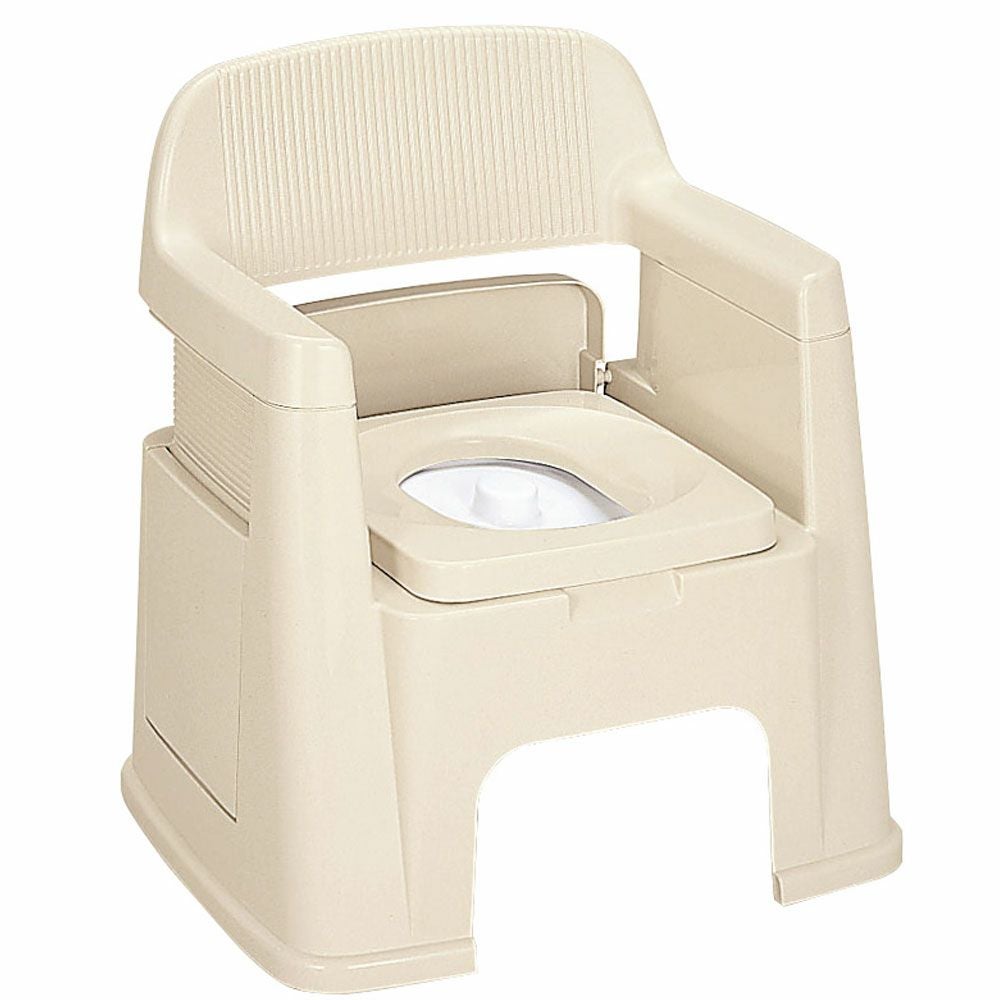ポータブルトイレ背もたれ型 07440 | 介護・福祉用品の専門通販サイト