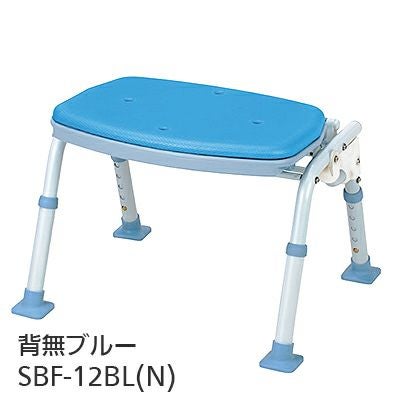 折りたたみシャワーベンチSBF-00BL SOFTEKソフテック 背もたれ