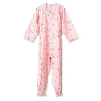 ソフトケアねまき スリーシーズン 上下続き服（介護つなぎパジャマ
