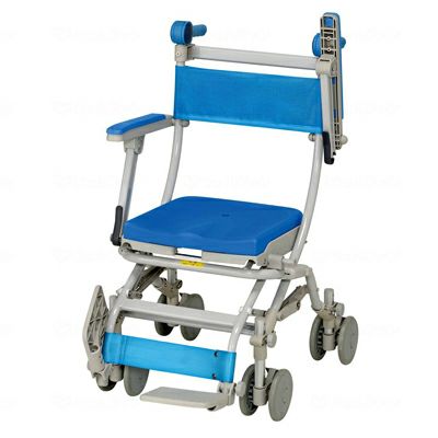 ウチエ シャワーラク四輪自在 シャワーキャリー・入浴用車椅子 | 介護