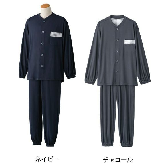 NOBI AID ワンタッチのびのびストレッチパジャマ 800468 S～LL | 介護