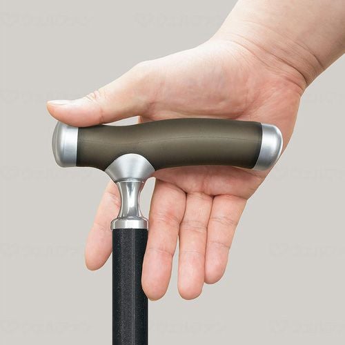 やわらか グリップステッキ 折り畳み 伸縮杖 フジホーム | 介護用品