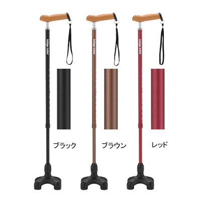 多点杖 Calmo+ カルモクワド CLM-G4 マキテック 4点杖 伸縮式 多点支持